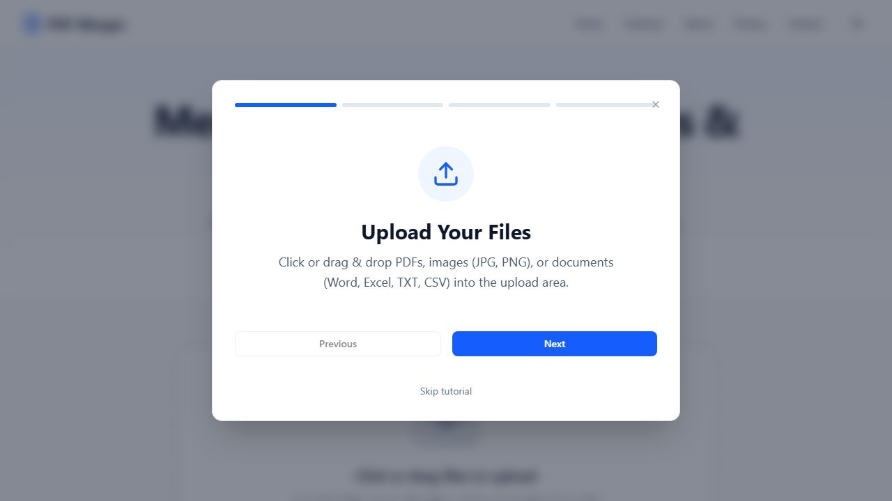 PDF & Image Merger